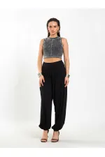 Pantalon à ceinture 031621