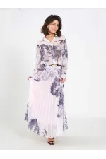 Chemise en mousseline effet aquarelle 080813