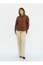 080733 Kravatlı Tek Cep Gömlek