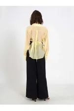 080812 Dantel Detaylı Gömlek