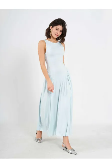 Robe midi sans manches 111717