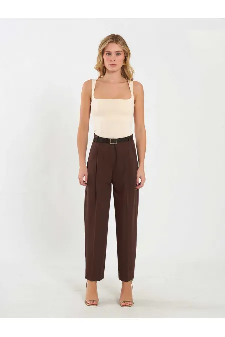 071857 Square Neck Strappy Blouse