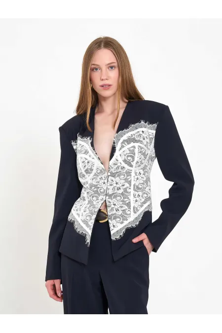 131064 Lace Corset Fit Jacket