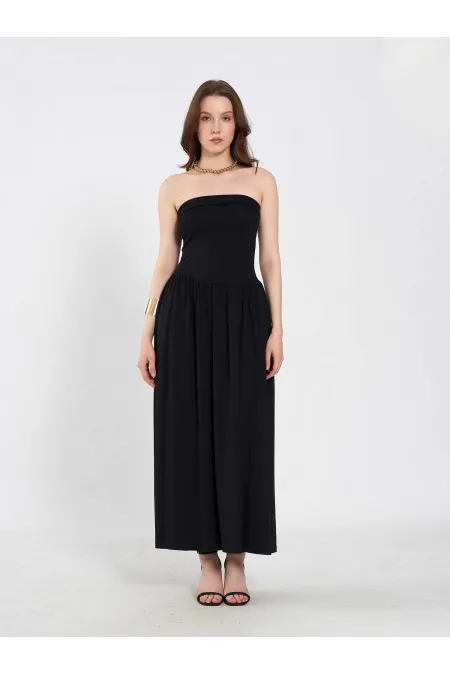111718 Strapless Knitted Dress 111718 Strapless Knitted Dress