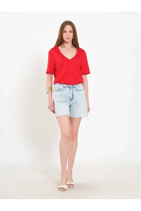 010877 Denim Mini Shorts