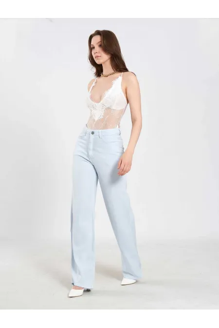 031659 Tencel Straight Leg Trousers