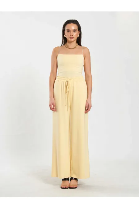 Pantalon à taille élastique 031628