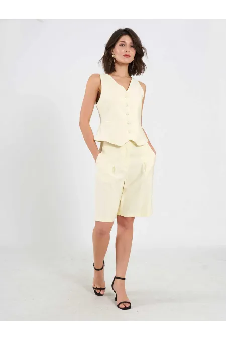 010876 Tek Pileli Bermuda