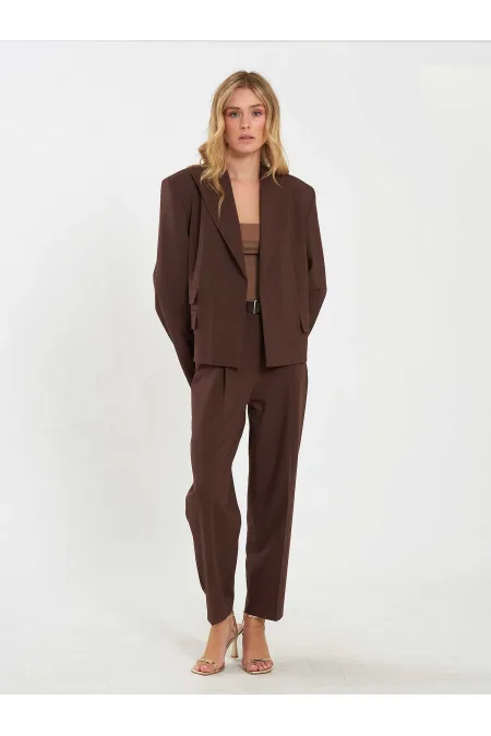 131044 Wide Shoulder Oversize Jacket