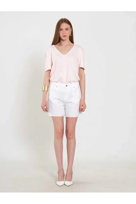 010877 Denim Mini Shorts