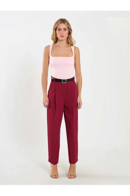 071857 Square Neck Strappy Blouse