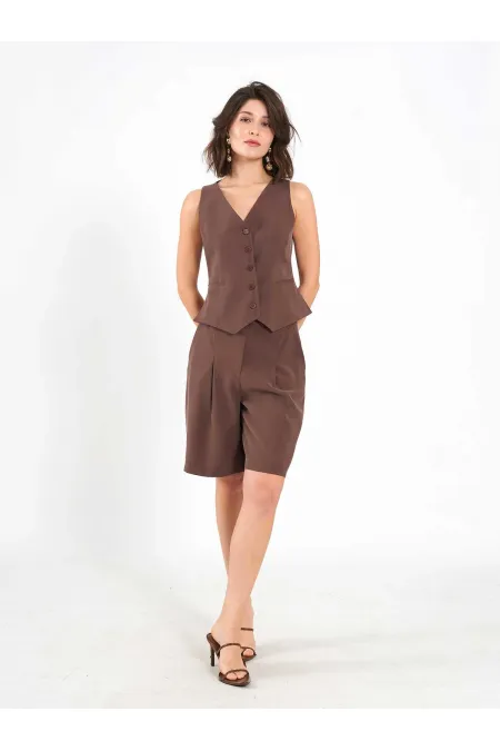 010876 Tek Pileli Bermuda