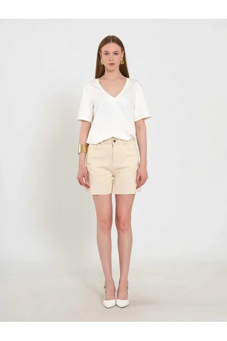 010877 Denim Mini Shorts