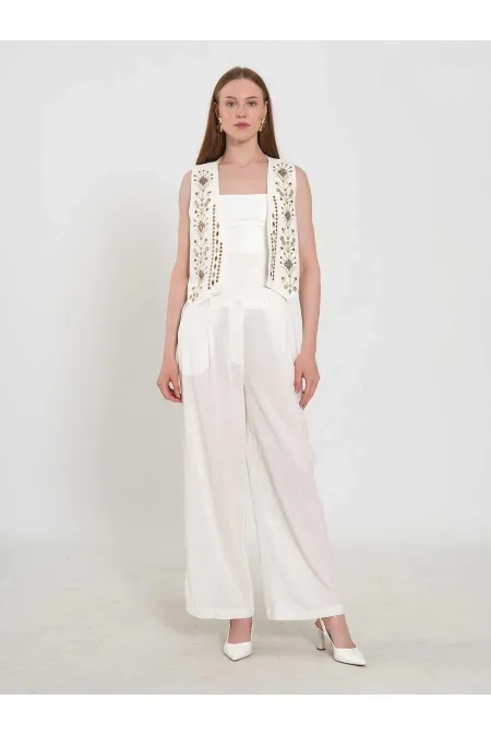 220524 Embroidered Vest Set