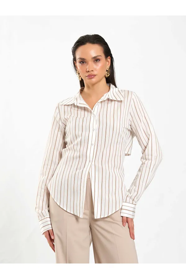 080787 Shirt with Back Detail