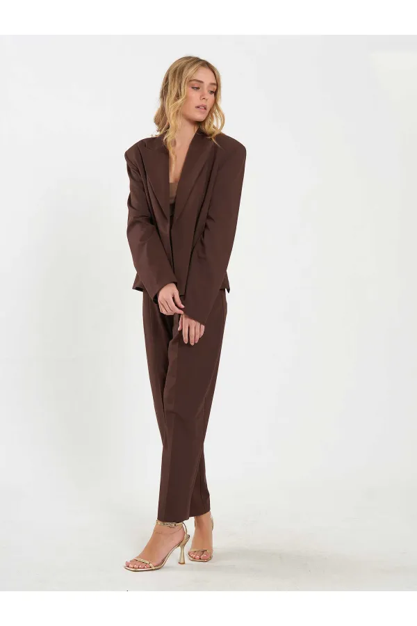 Veste oversize à épaules larges 131044