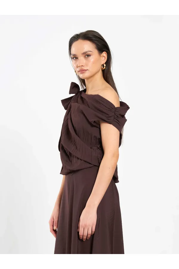 071886 Chemisier asymétrique