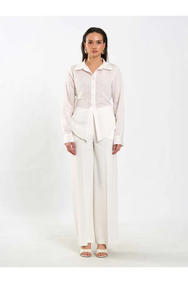 080787 Shirt with Back Detail