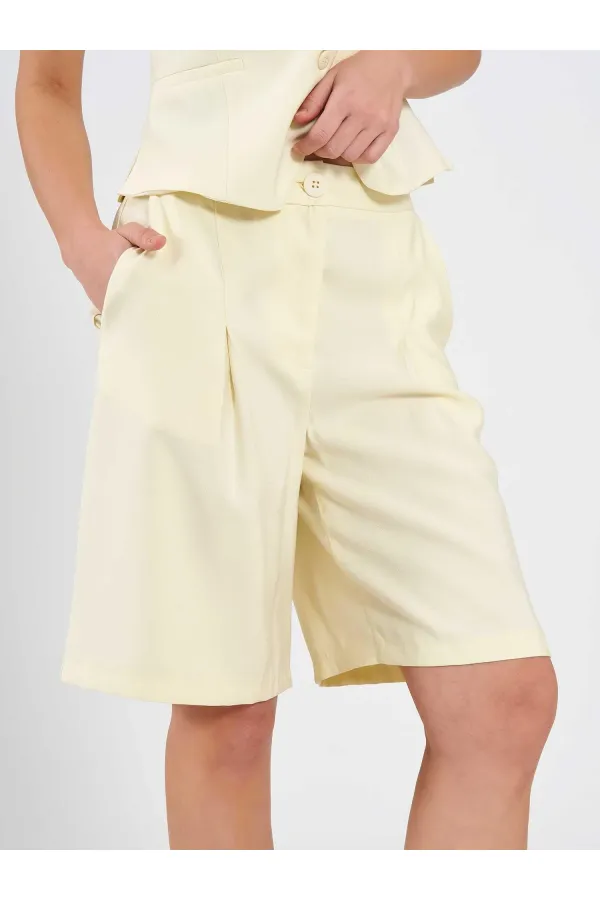 010876 Tek Pileli Bermuda