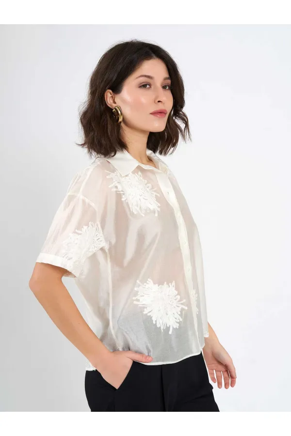 Chemise à manches courtes 080815