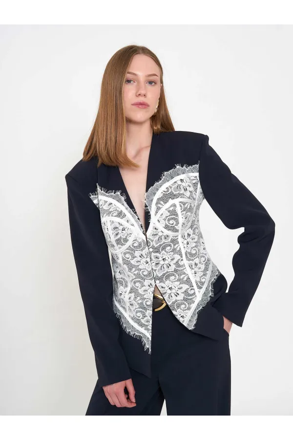 131064 Lace Corset Fit Jacket