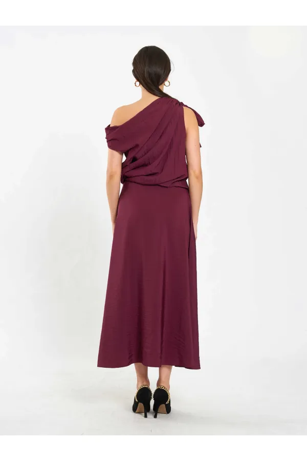 041162 Ruffled Midi Skirt