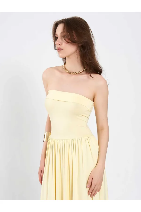111718 Straplez Örme Elbise 111718 Straplez Örme Elbise