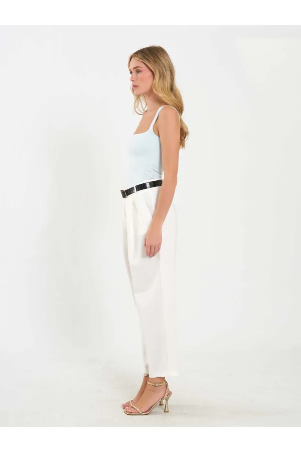 071857 Square Neck Strappy Blouse