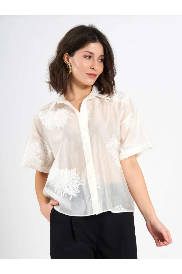 Chemise à manches courtes 080815