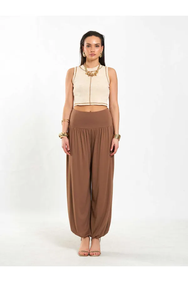 Pantalon à ceinture 031621