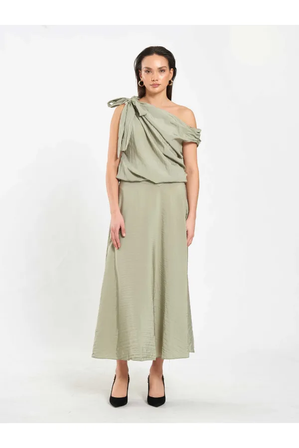 071886 One Shoulder Blouse