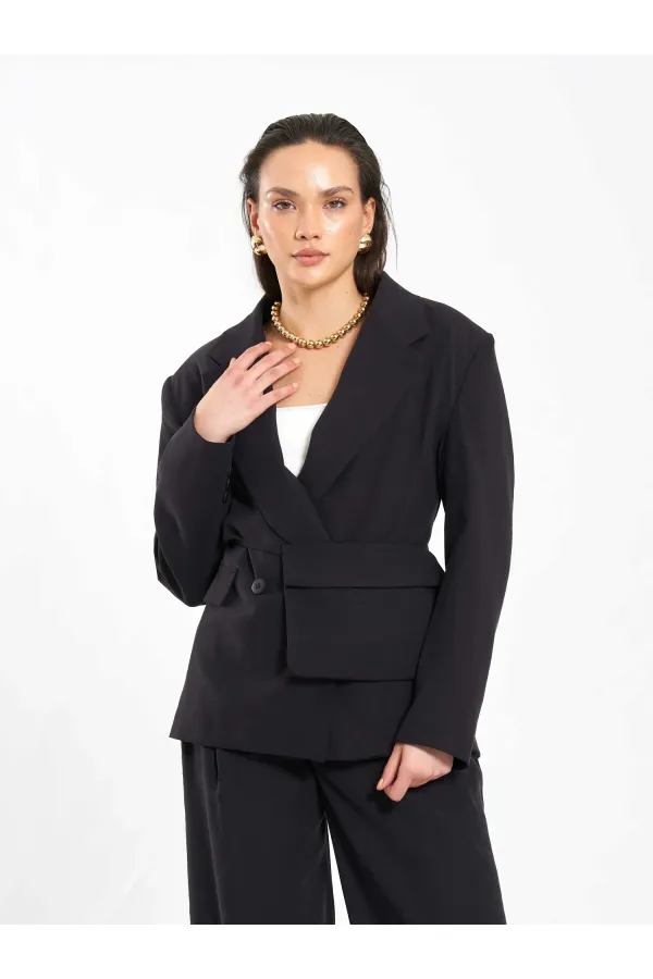 131057 Veste oversize avec sac