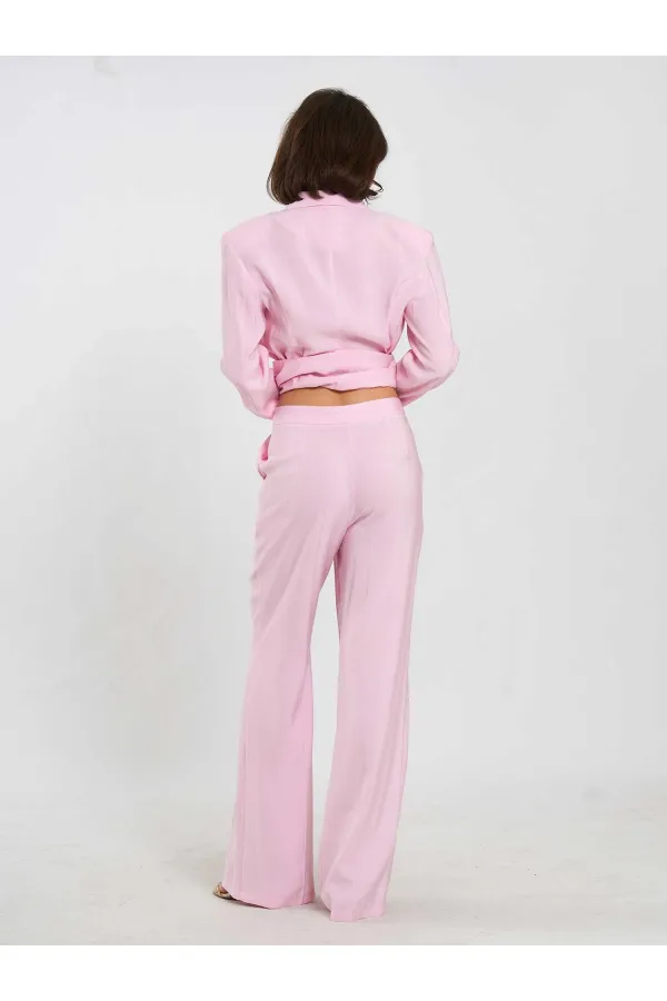 Pantalon à ceinture droite 031663