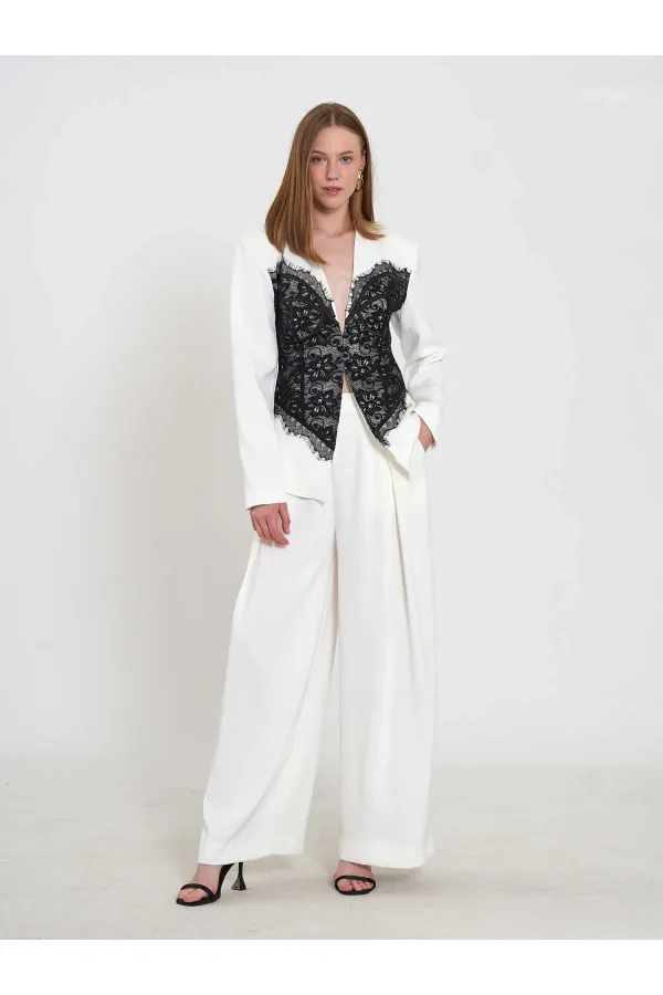 131064 Lace Corset Fit Jacket