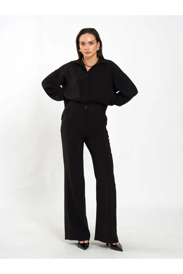 031651 Straight Belt Trousers