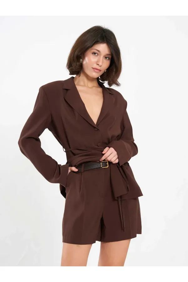 010867 Pileli Mini Şort