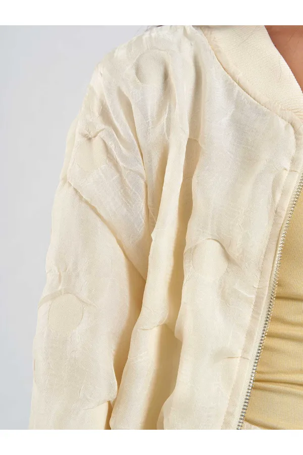 160893 Bomber Fermuarlı Ceket