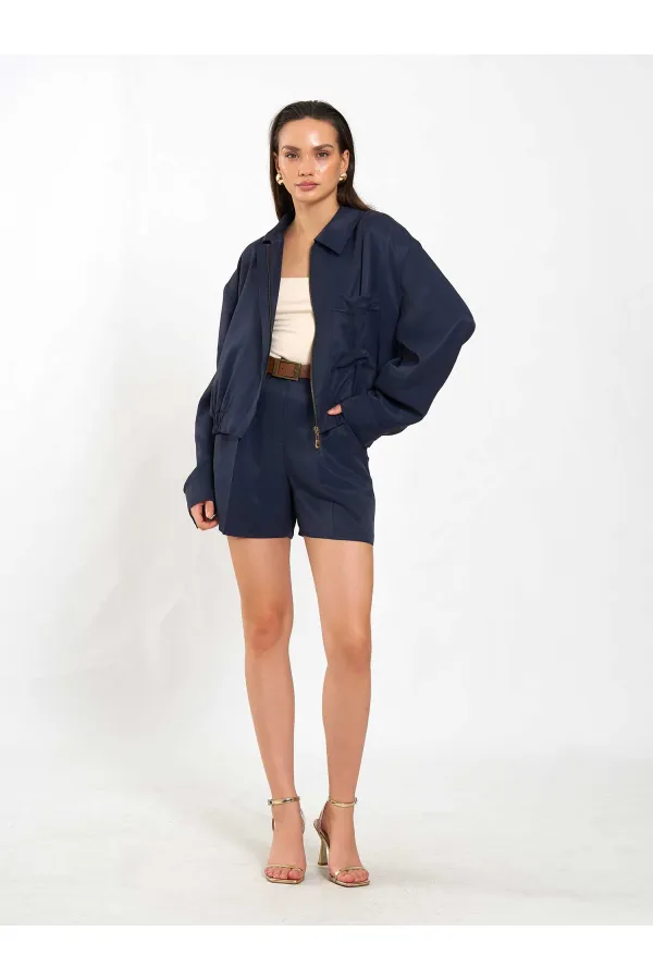 160897 Single Pocket Bomber Jacket