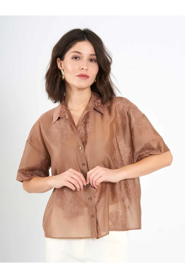 Chemise à manches courtes 080815