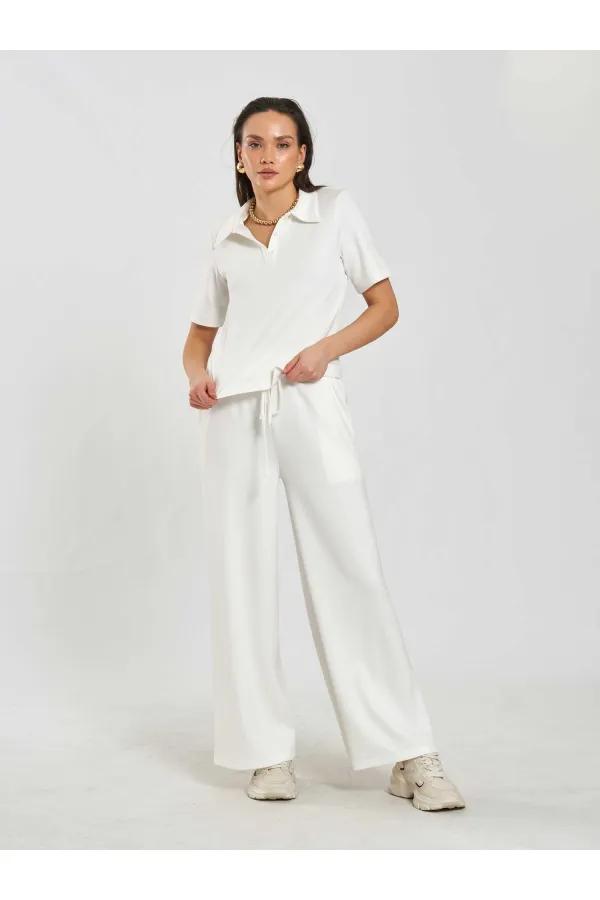 Pantalon à taille élastique 031628