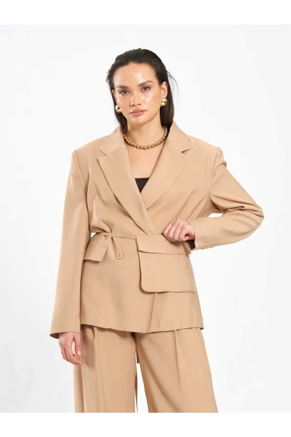 131057 Veste oversize avec sac