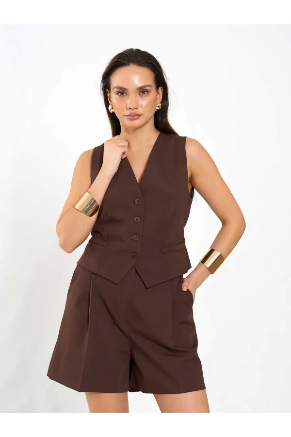 Shorty City Boy à plis simples 010868