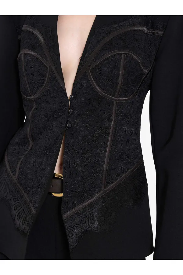 131064 Lace Corset Fit Jacket