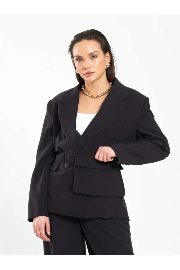 131057 Veste oversize avec sac