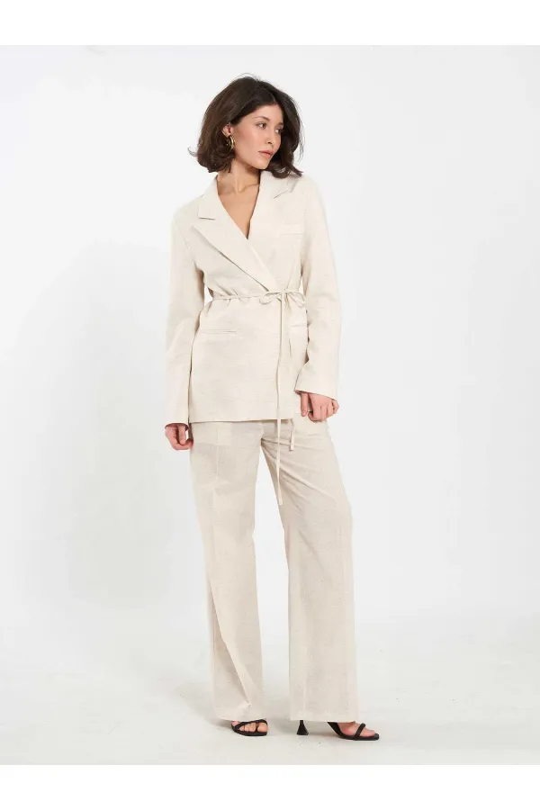 131052 Oversize Jacket with Belt