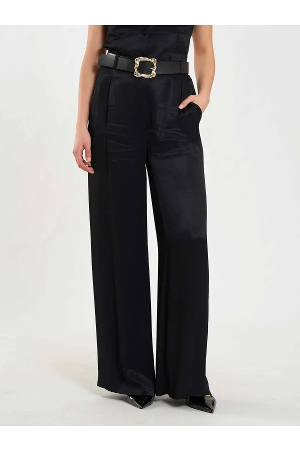 031624 Belt Detail Single Pleat Trousers