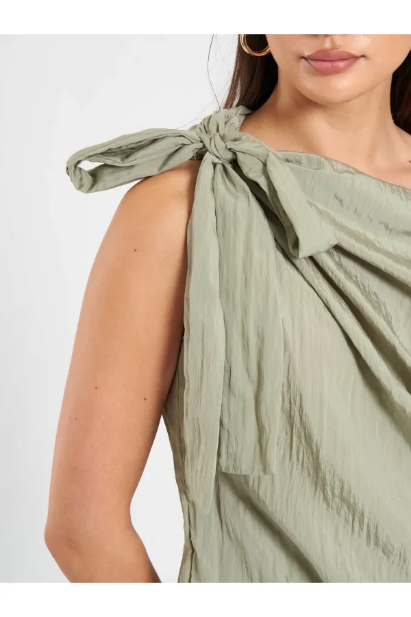 071886 One Shoulder Blouse