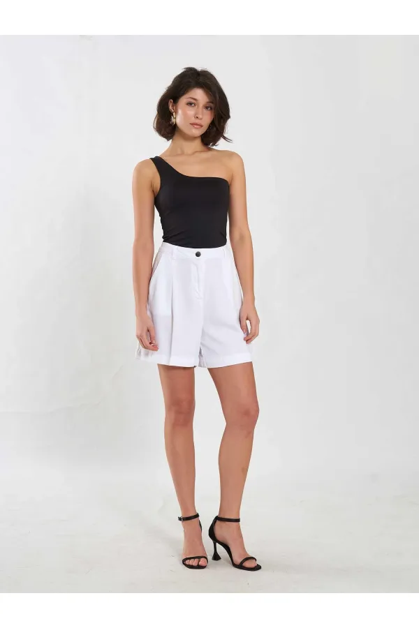 Short plissé simple 010875