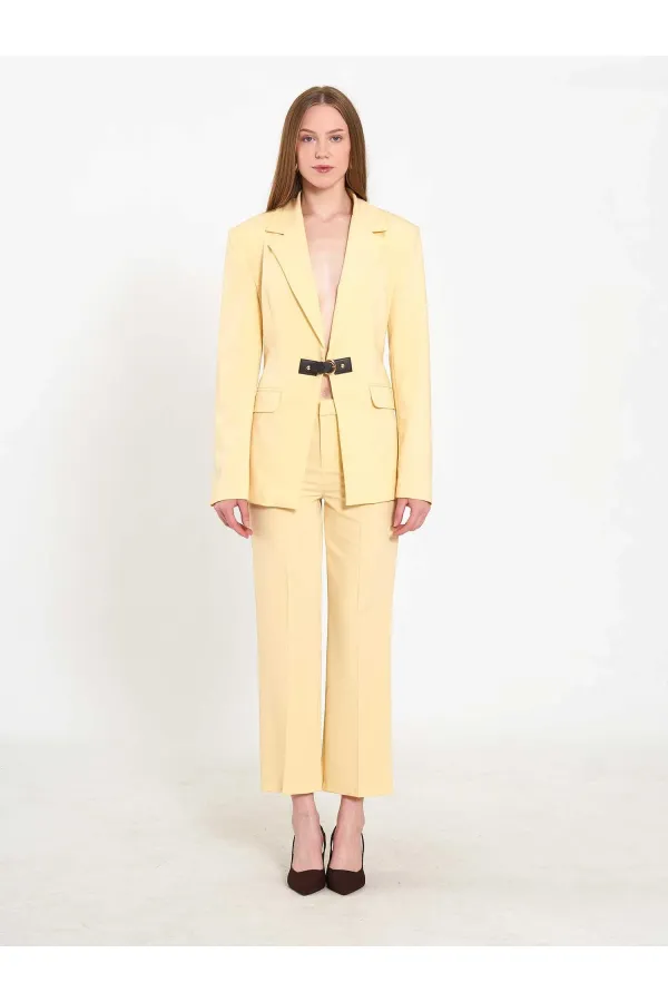 131066 Stella Jacket with Front Belt Buckle