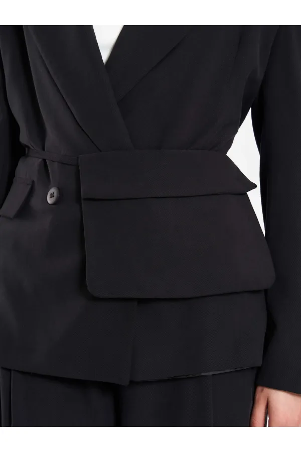 131057 Veste oversize avec sac